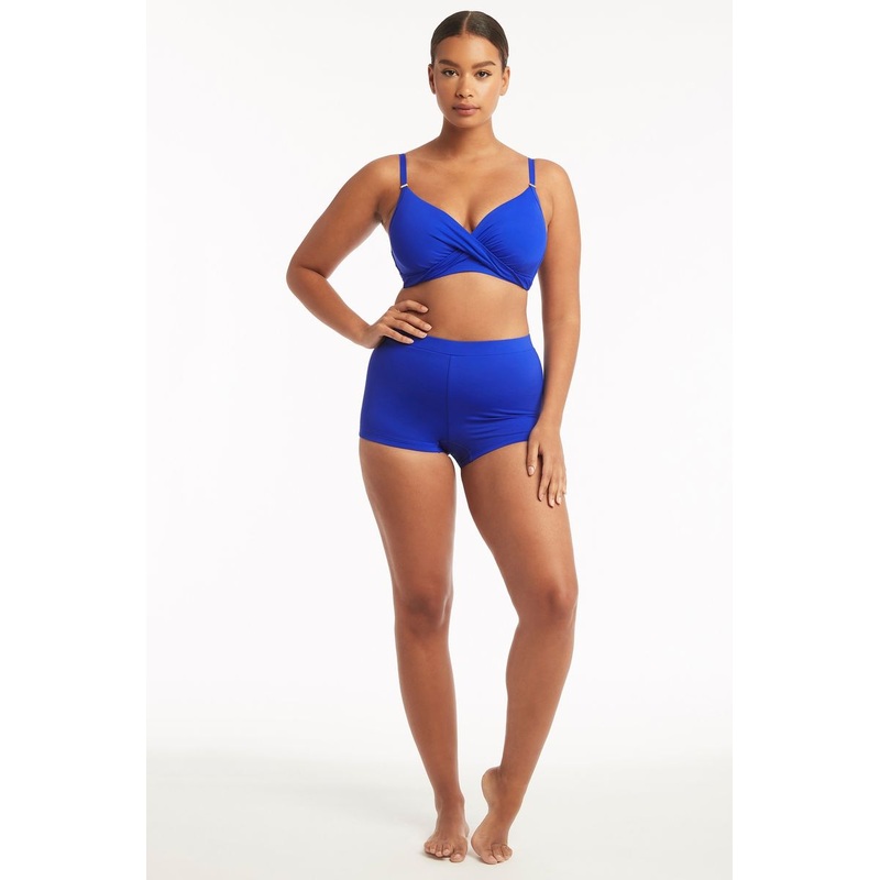 Eco Twist Front DD/E Bra Cobalt