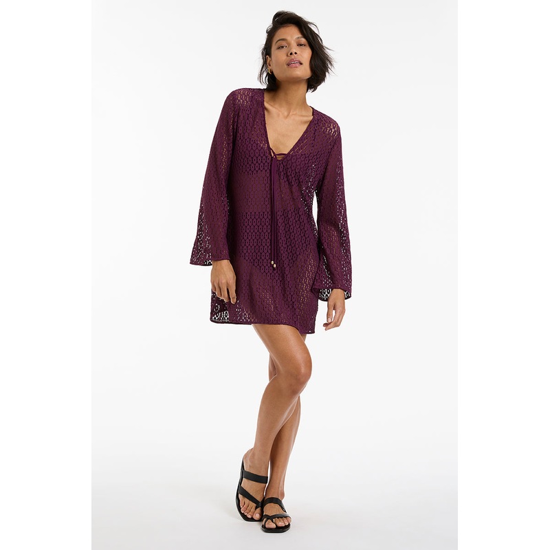 Jetset Stretch Lace Kaftan