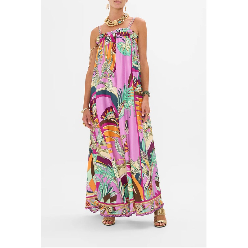 Giza Goddess Wide Strap Sundress
