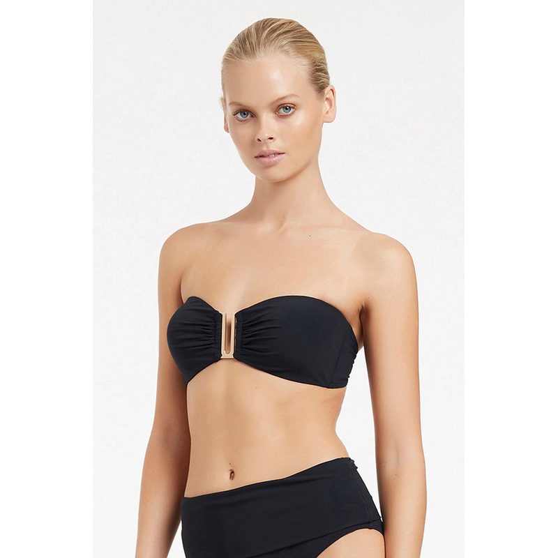 Jetset Bandeau Top Black