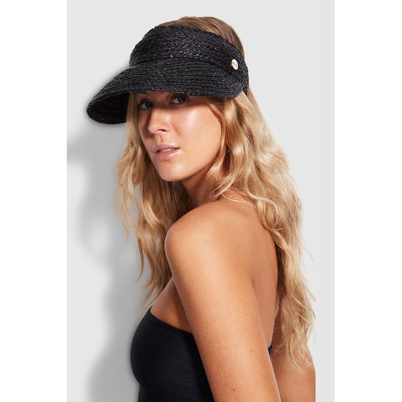 Shady Lady Raffia Visor