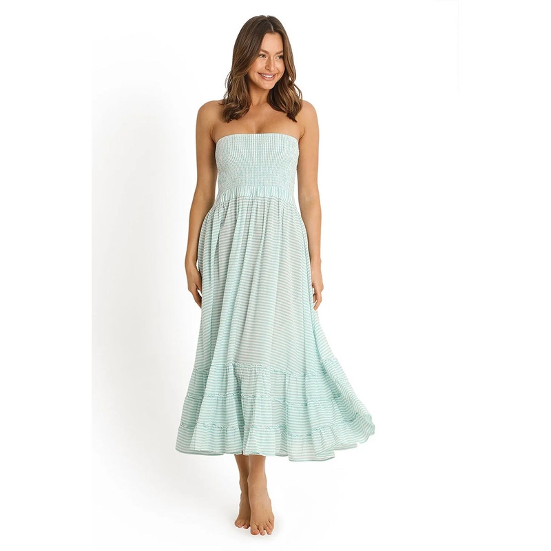 Summer Stripe Sunshine Maxi Moss