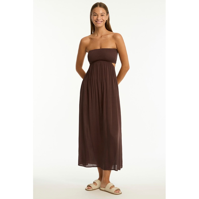 Resort Essentials Cutaway Bandeau Dress