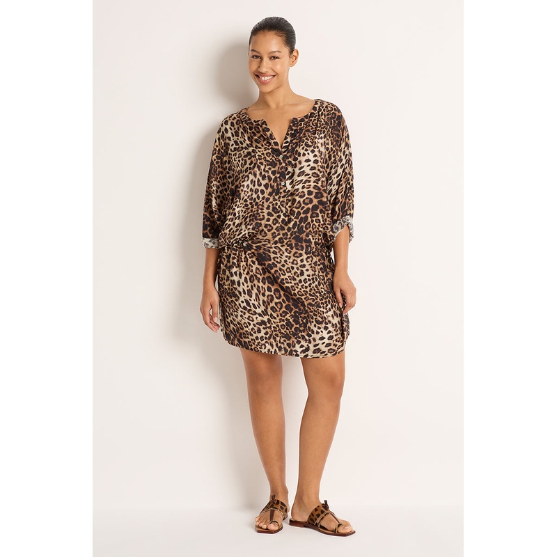 Romeo 3/4 Sleeve Shirtdress
