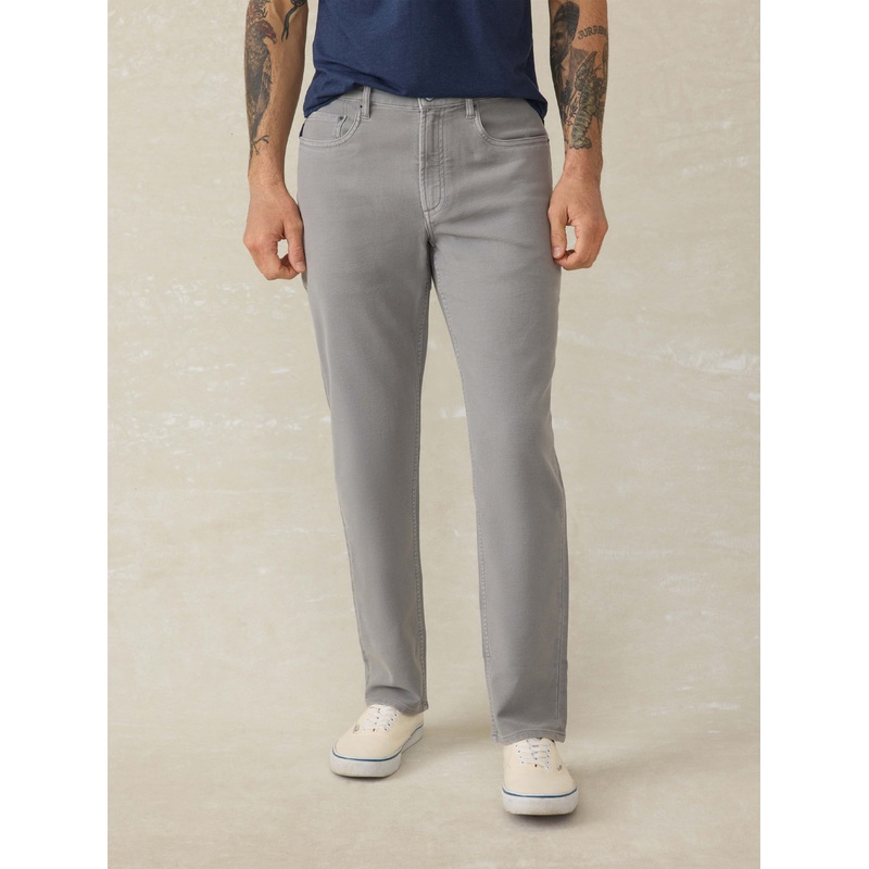 Stretch Terry 5-Pocket Pant - Iron