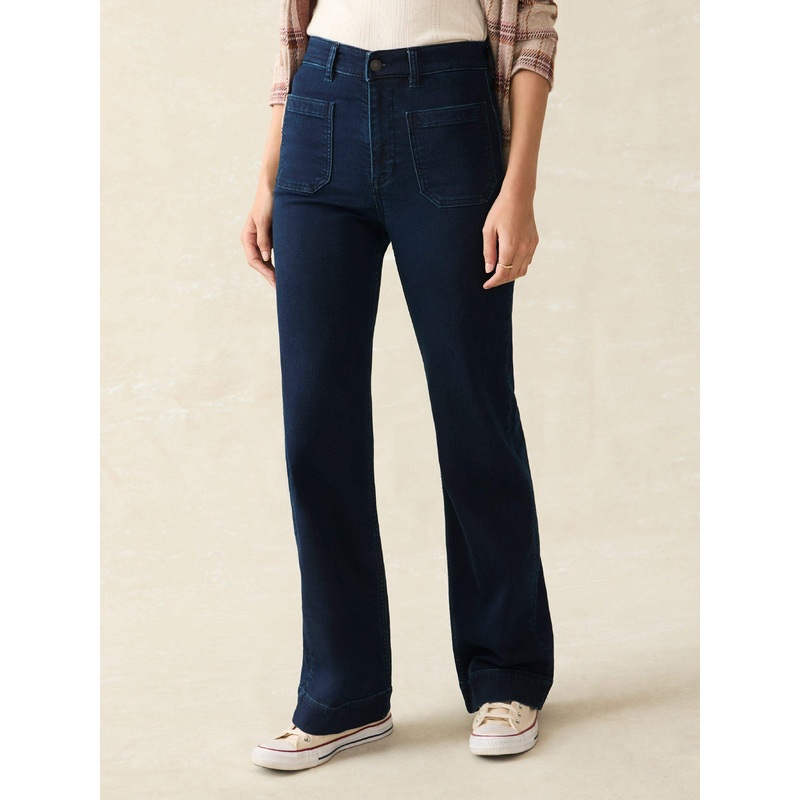 Stretch Terry Patch Pocket Pant - Clermont Wash