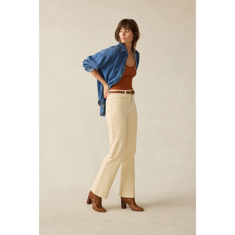 Softstretch Cord Patch Pocket Pant - Summer Sand