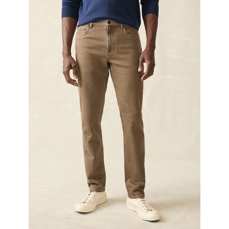 Stretch Terry 5-Pocket Pant - Driftwood