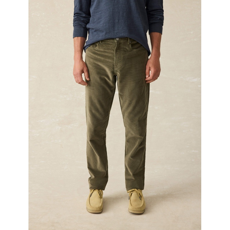 Stretch Terry Corduroy 5-Pocket Pant - Surplus Olive