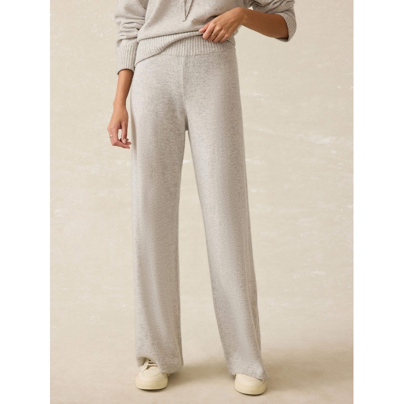 Tropical Cashmere Pant - Light Grey Heather