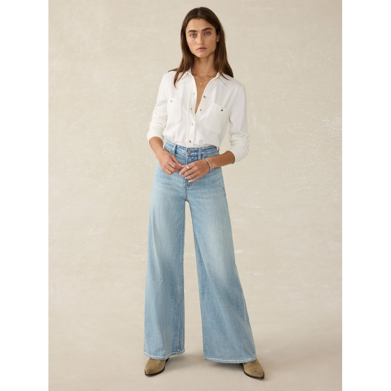 Saturday Denim Wide Leg - West Cove Wash