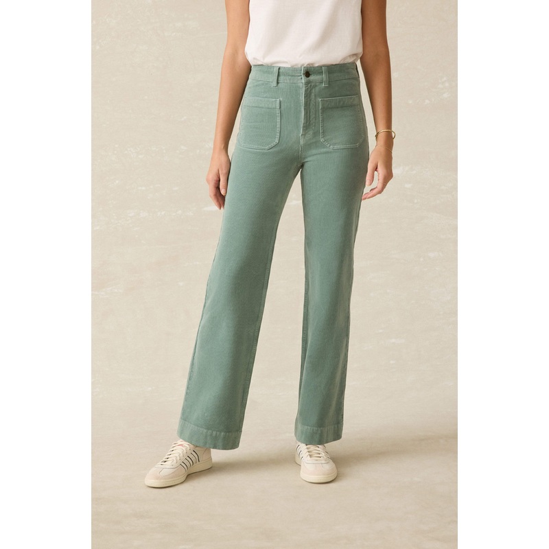 Softstretch Cord Patch Pocket Pant - Seaglass
