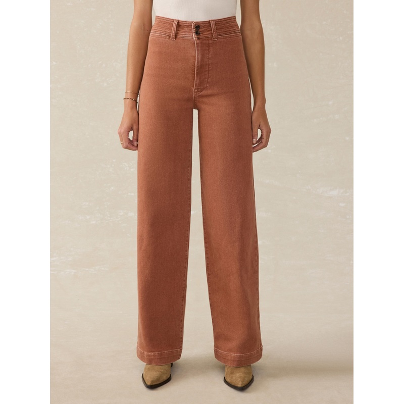Stretch Terry Harbor Pant - Russet
