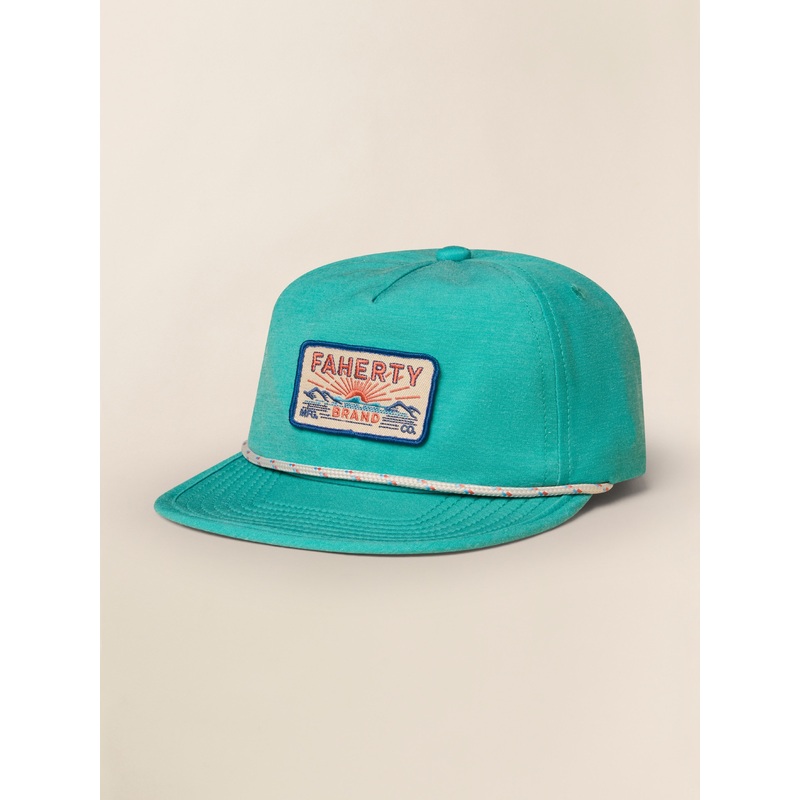 All Day Corded Hat - Teal Sea