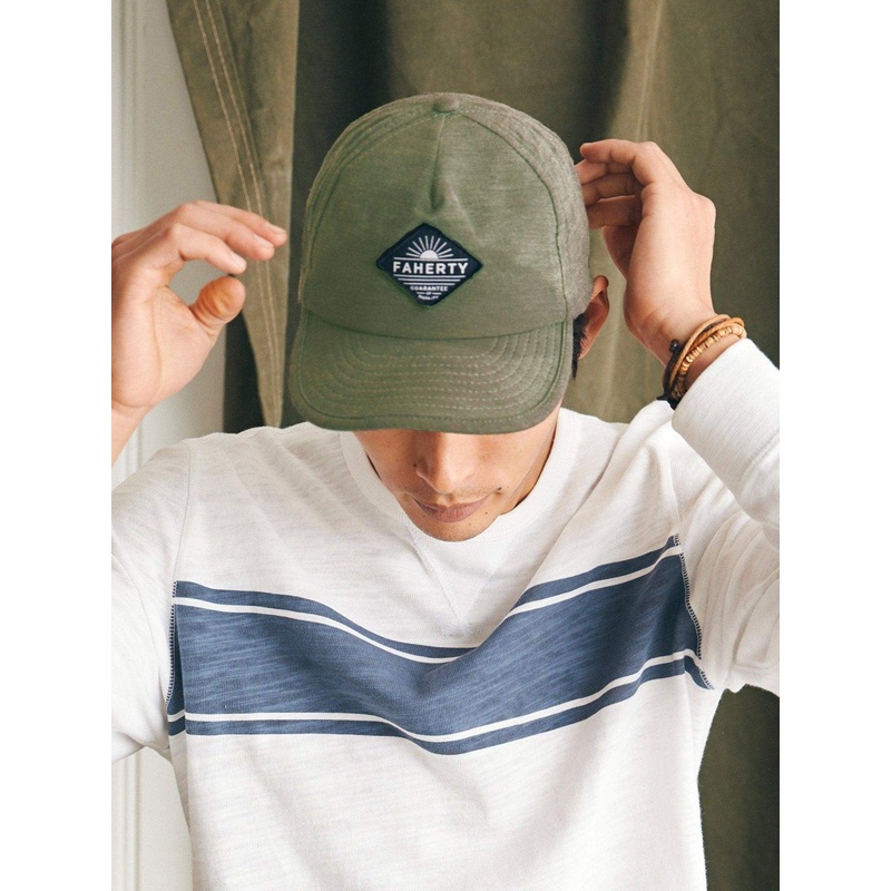 All Day Front Seam Hat - Olive
