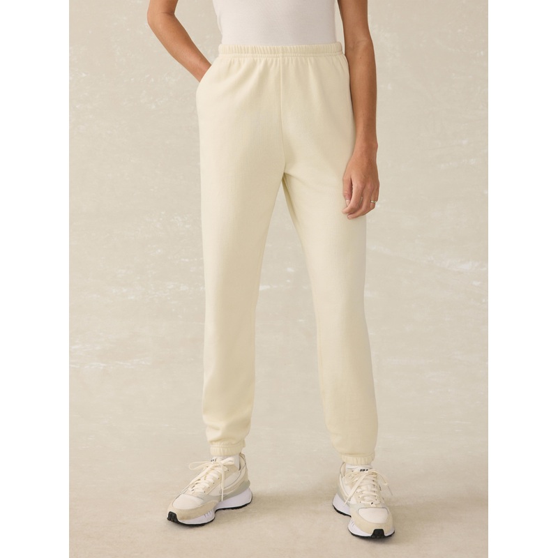 High Standard Fleece Sweatpant - Lemon Sorbet