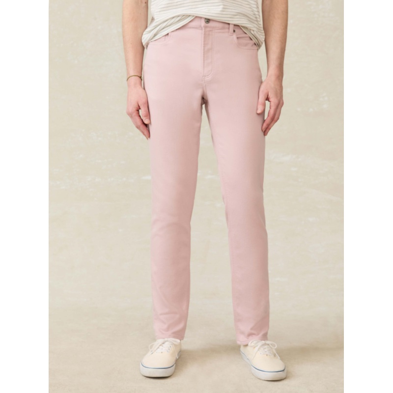 Stretch Terry 5-Pocket - Spring Quartz