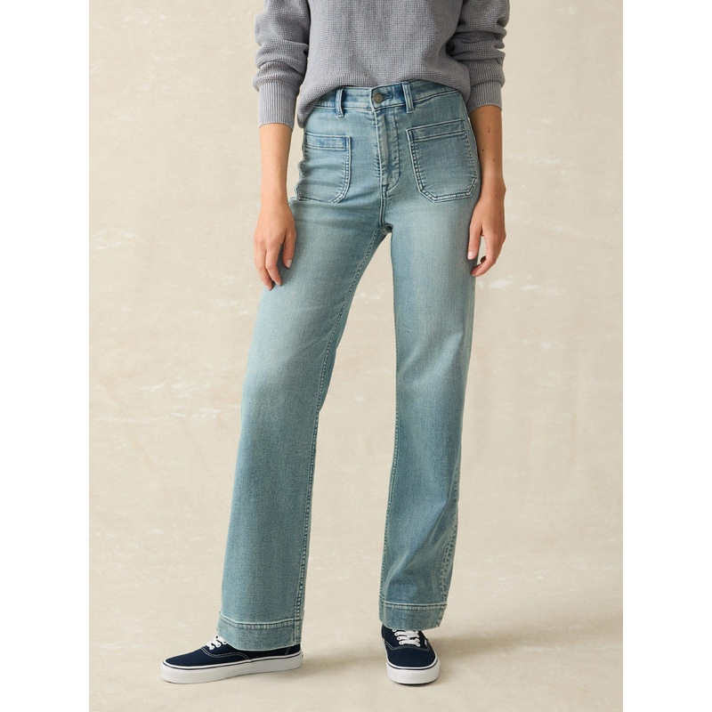 Stretch Terry Patch Pocket Pant - Eastern Shore