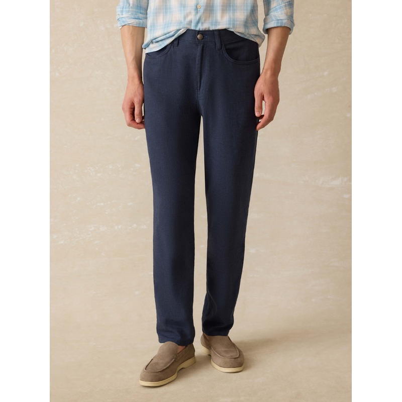 Movement Linen 5-Pocket Pant - Deep Sea Navy