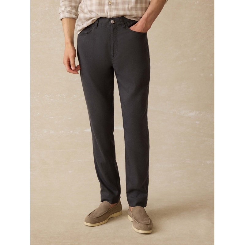 Movement Linen 5-Pocket Pant - Washed Black