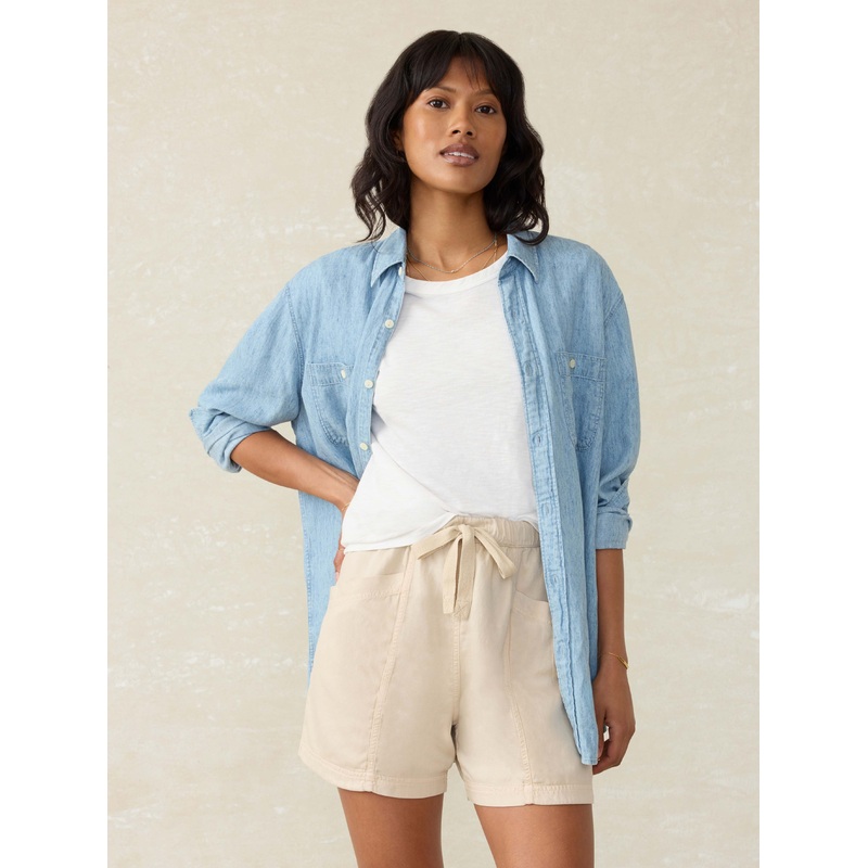 Topanga Drape Short - Wheaten