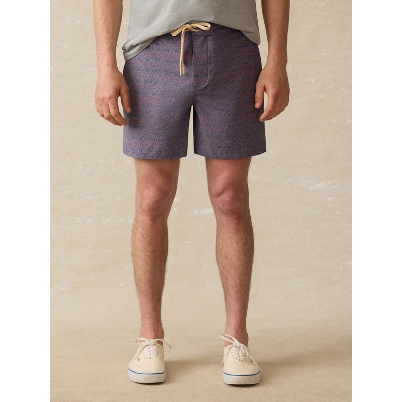 Biarritz Boardshort - Dusk Rose Medallion