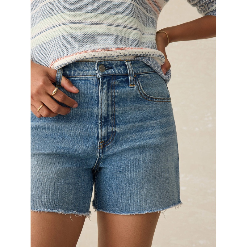 Organic Cotton Denim Short - Lakewood Wash