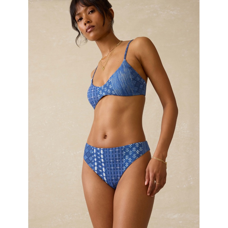 Shoreside Bottom - Indigo Nadja Blockprint