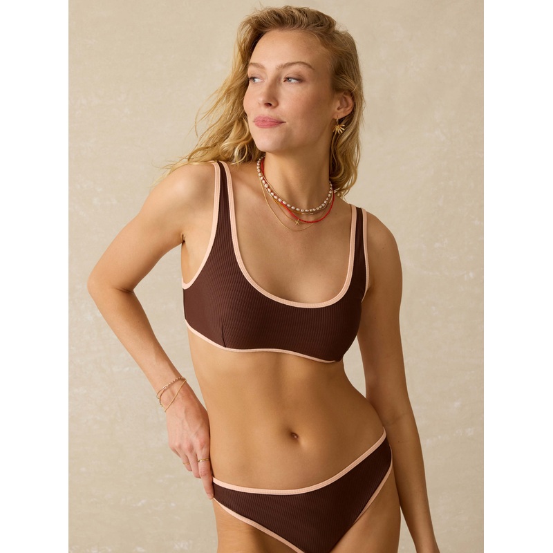 Shoreside Top - Cocoa
