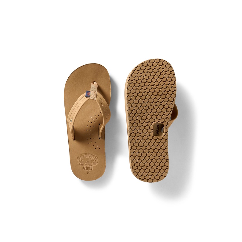 Faherty X REEF Men's Draftsmen Flip Flop - Bronze