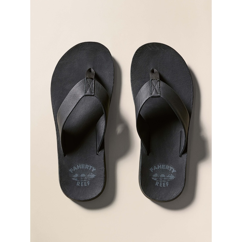 Faherty X Reef Ojai Flip Flop - Black