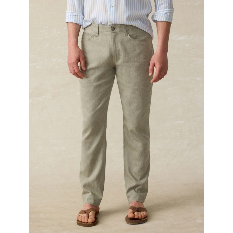 Movement Linen 5-Pocket Pant - Sage Cliff