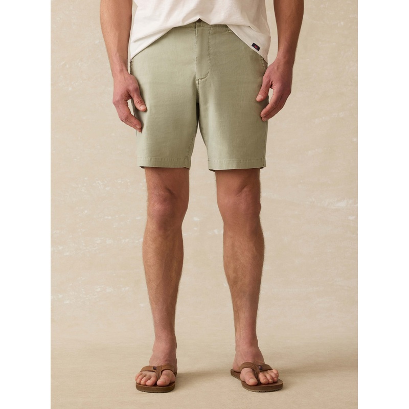 Tradewinds Linen Blend Short - Sage Mist