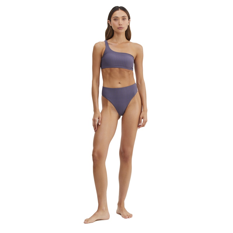 Au Naturel Serenity Mona One Shoulder Bikini Top
