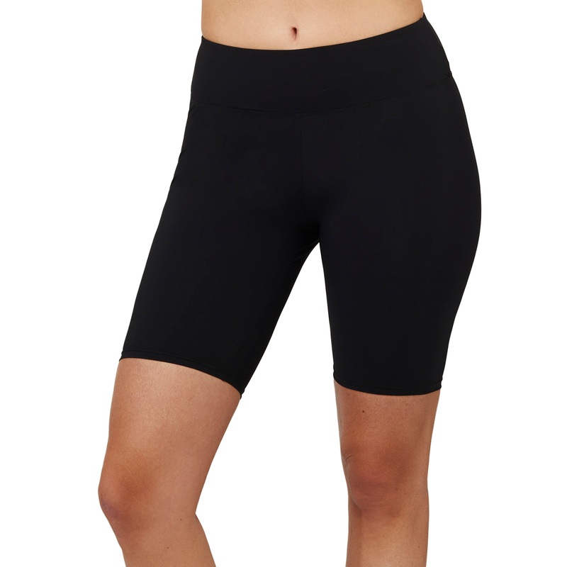 Basic High Waist Long Swim Short