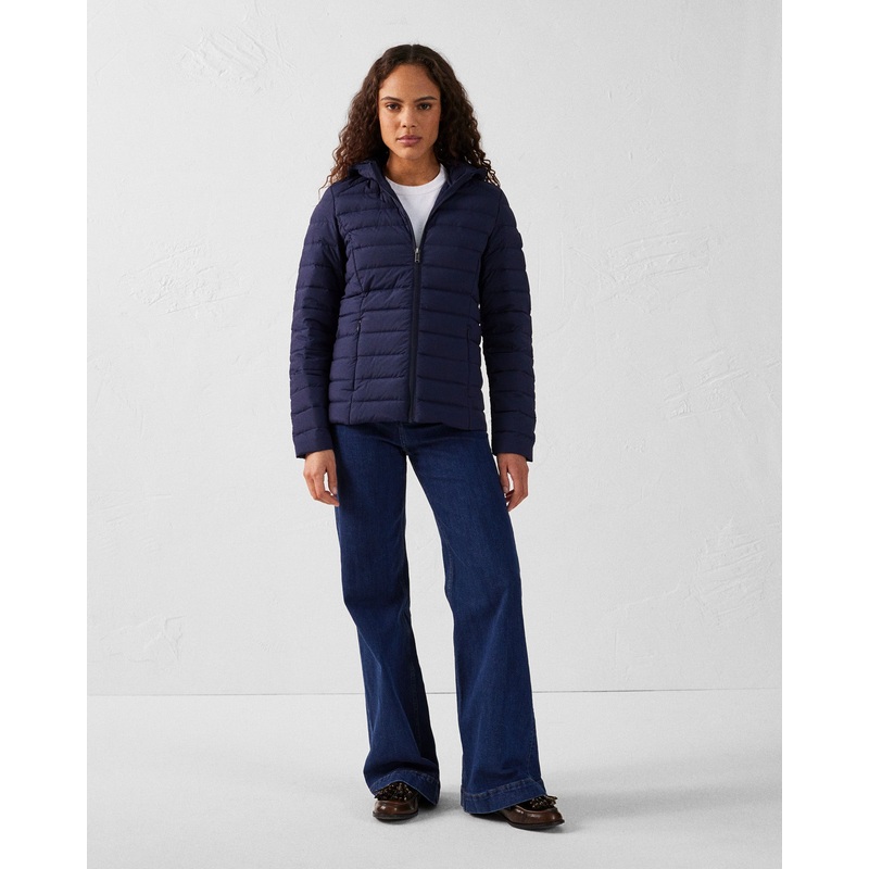 Doudoune  capuche stretch lgre Marine Salma