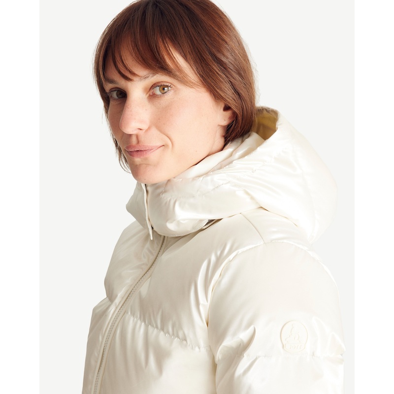 Doudoune Grand Froid nacre Blanc nacre Tanya Glossy