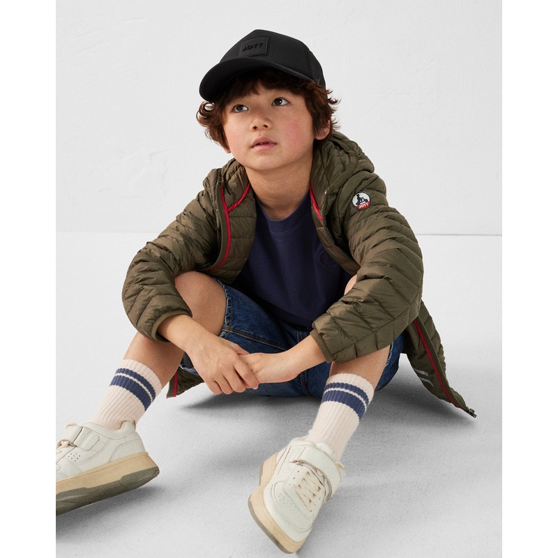 Doudoune lgre  capuche enfant Army Hugo