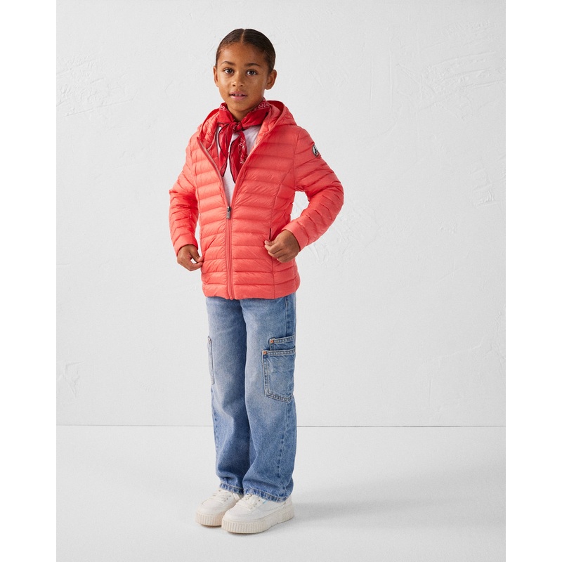 Doudoune lgre  capuche enfant Corail Carla