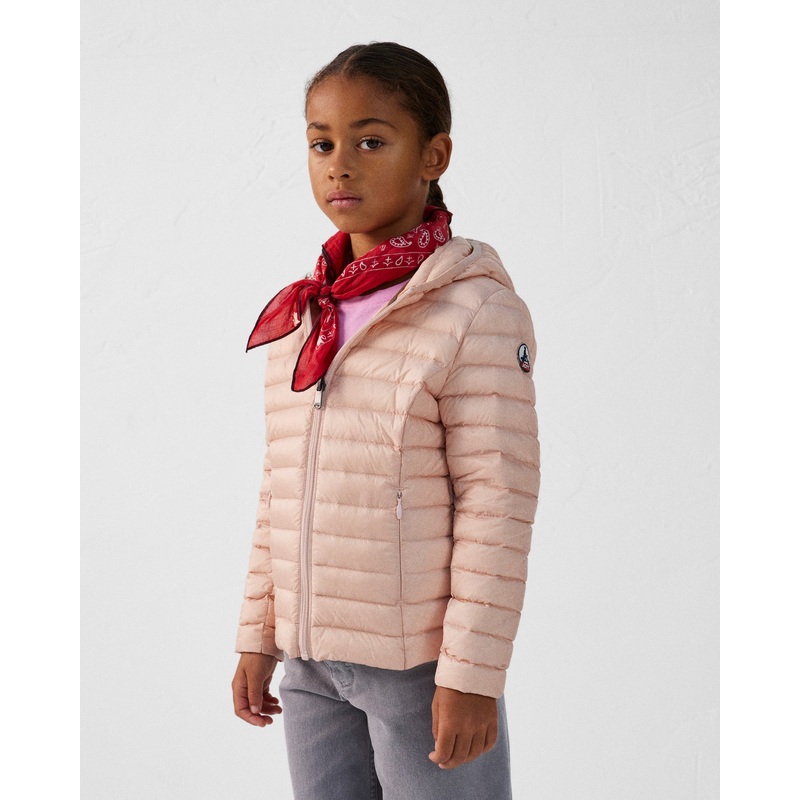 Doudoune lgre  capuche enfant Pche clair Carla