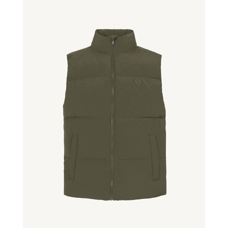 Doudoune mixte sans manches esprit 'Puffer' Army Nagano