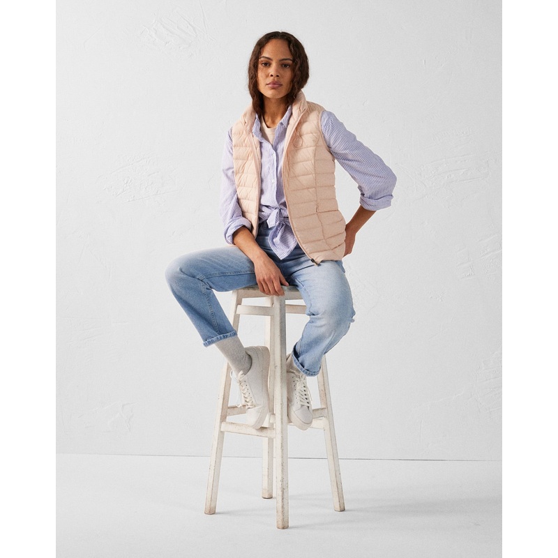Doudoune sans manches stretch Pche clair Grenada