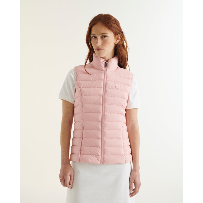 Doudoune sans manches stretch Rose pche Grenada