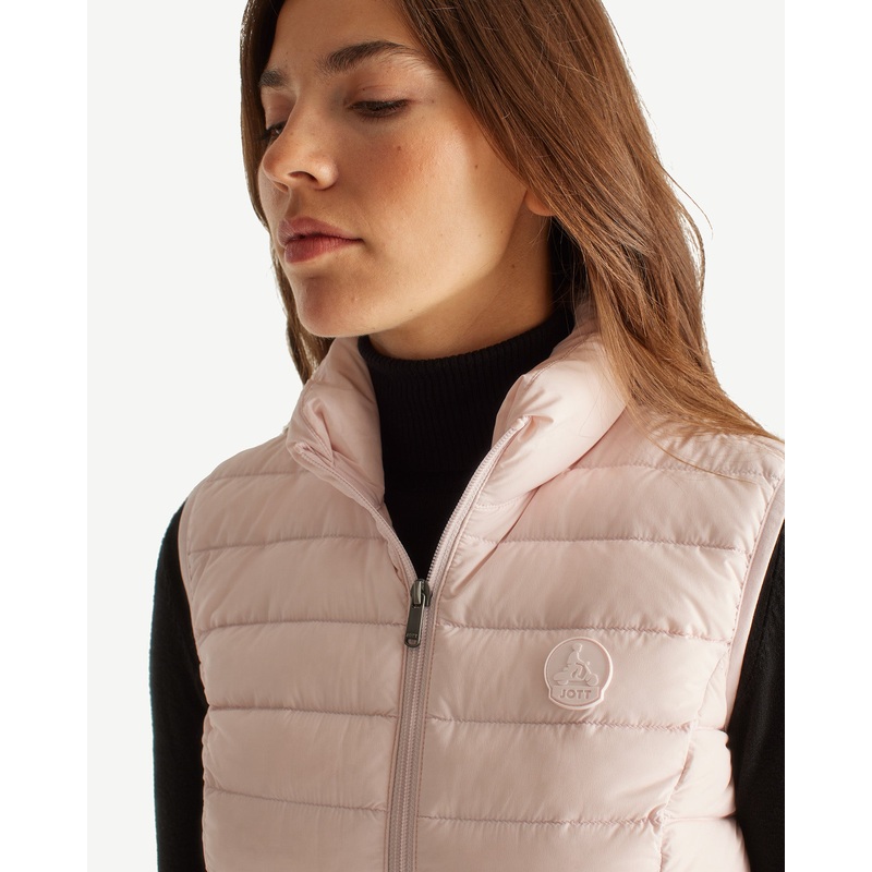 Doudoune sans manches stretch Rose ptale Grenada