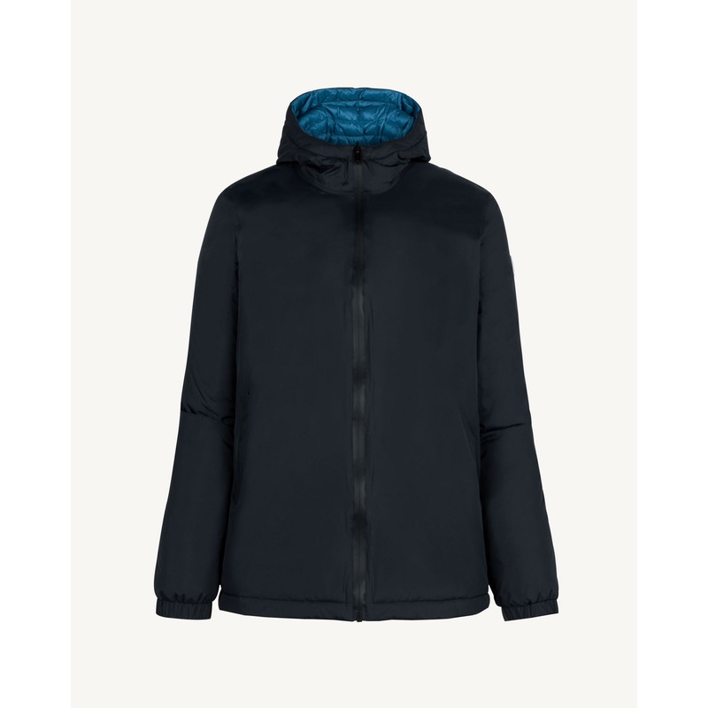 Doudoune ultralgre rversibles Noir/Bleu jeans Chicago 2.0