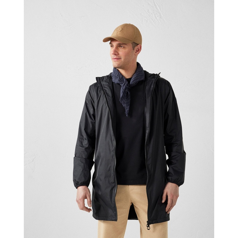 Impermable long doubl polaire Noir Oban Polar