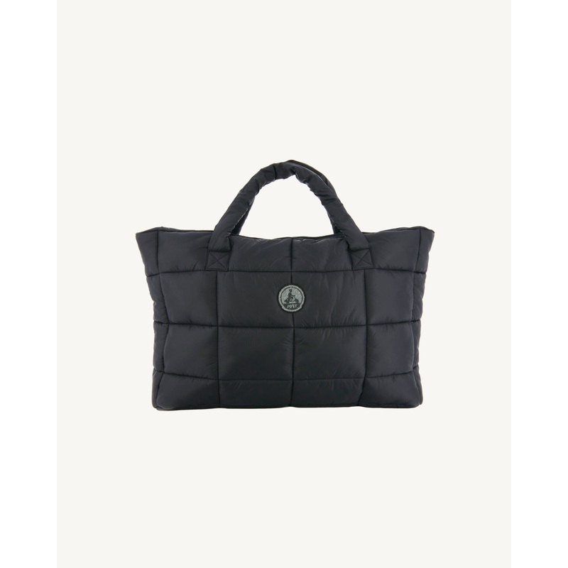 Sac avec des cristaux Swarovski shopping Noir Leika 2.0