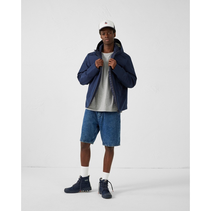 Veste ultralgre  capuche Marine Arcadi
