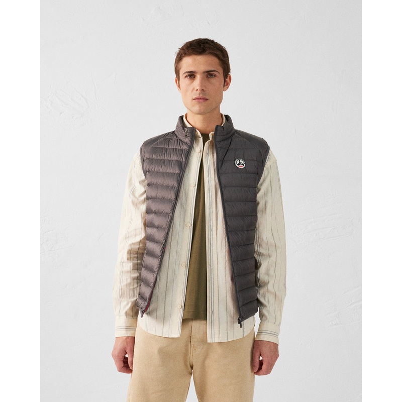 Anthracite Tom sleeveless down jacket