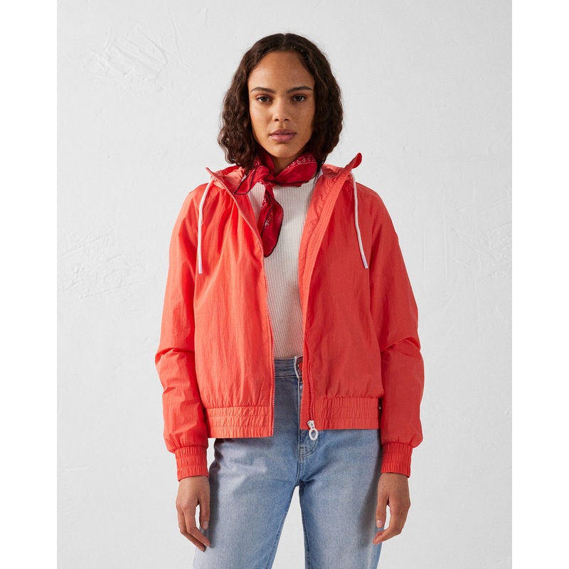 Blouson coupe-vent lger  capuche Corail Alize